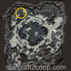 Pulse Cannon Position (North West) Minimap